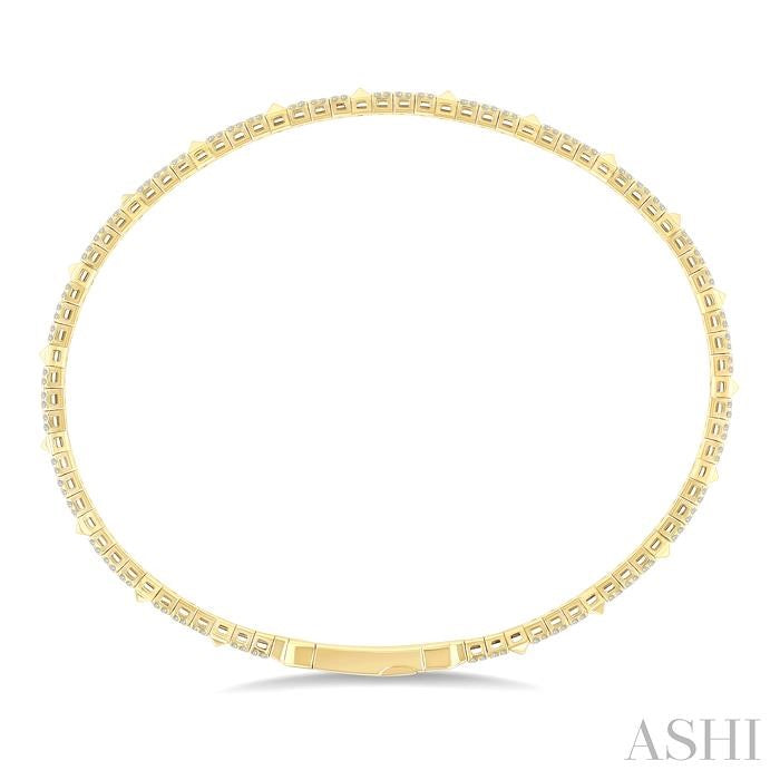 Diamond Pave Flex Bangle