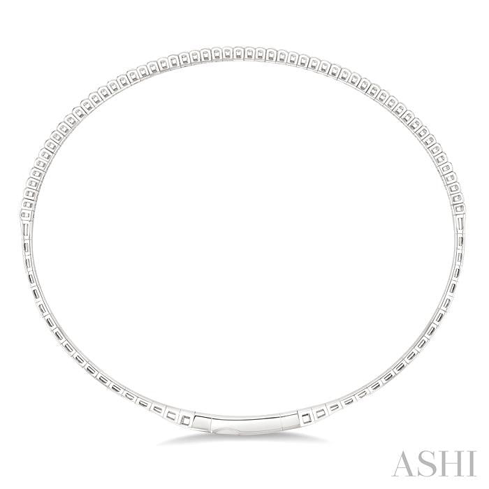 Halfway Diamond Flex Bangle