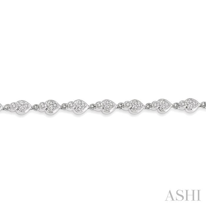 Heart Shape Diamond Bracelet