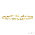 Diamond Swirl Fashion Bracelet