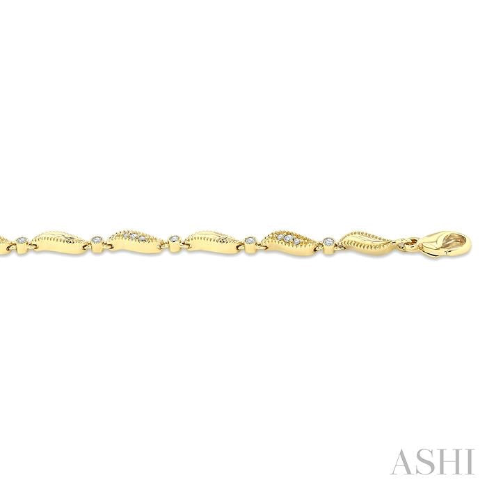 Wave Diamond Fashion Bracelet