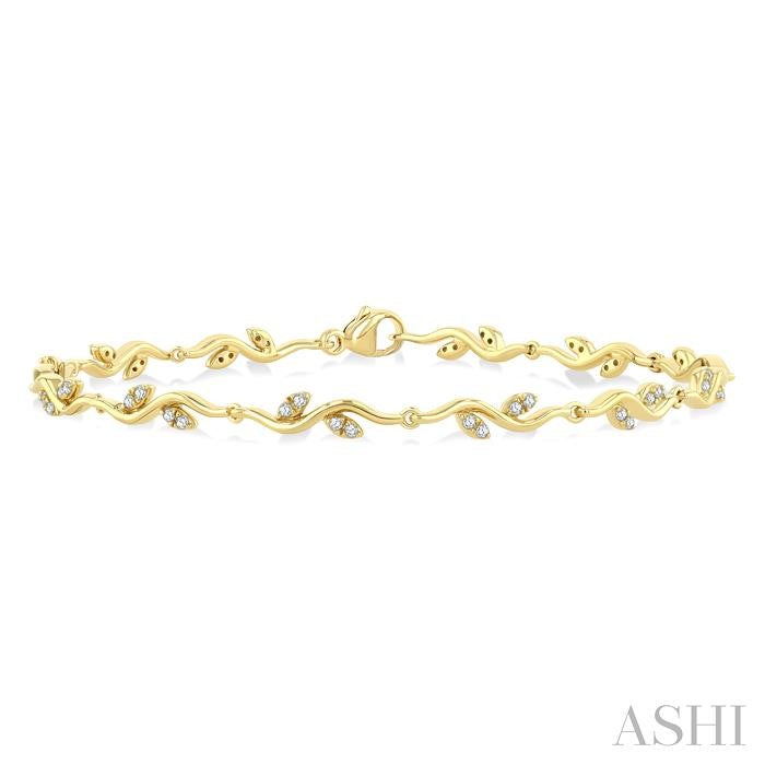 Leaf Diamond Fashion Bracelet