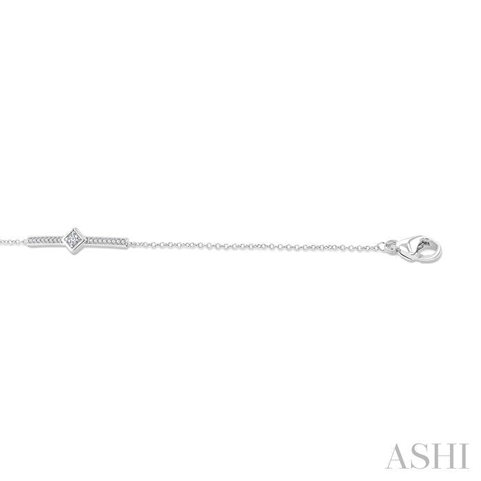 Bar Diamond Fashion Chain Bracelet