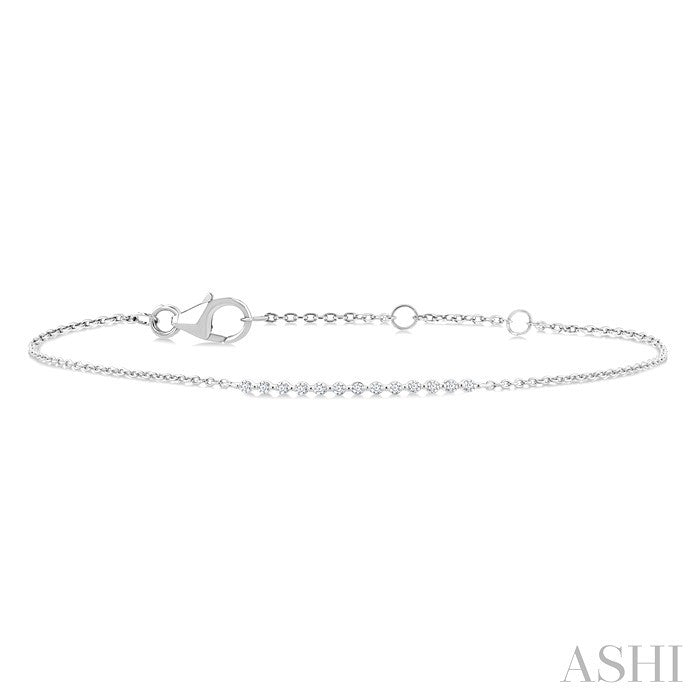 Bar Diamond Fashion Chain Bracelet