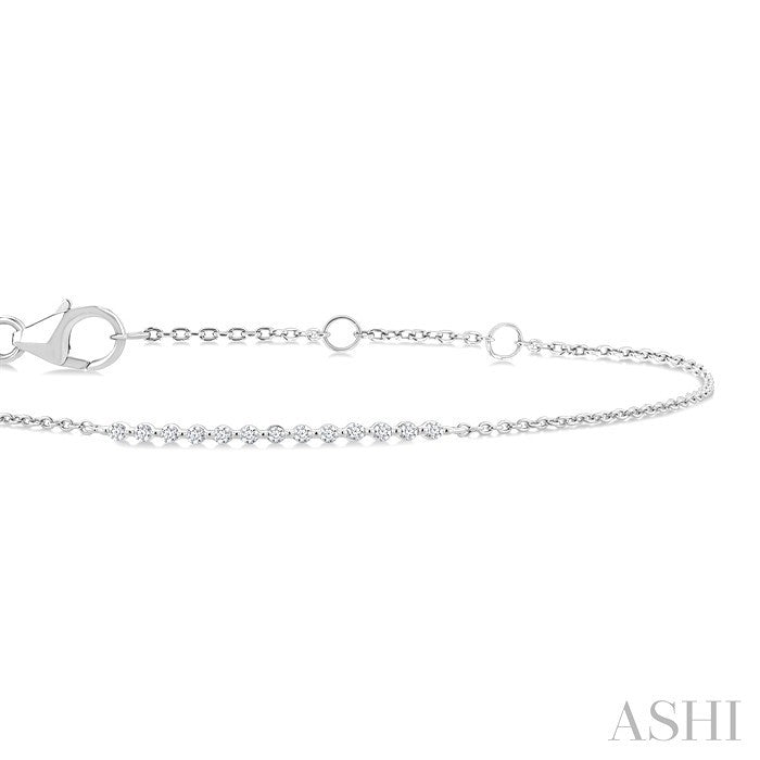 Bar Diamond Fashion Chain Bracelet