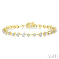 Mixed Shape Diamond Fashion Bracelet