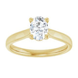 14K Yellow Gold 3/4 CTW Lab-Grown Diamond Engagement Ring