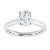 14K White Gold 3/4 CTW Lab-Grown Diamond Engagement Ring