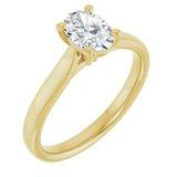 14K Yellow Gold 3/4 CTW Lab-Grown Diamond Engagement Ring