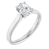 14K White Gold 3/4 CTW Lab-Grown Diamond Engagement Ring