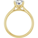 14K Yellow Gold 1 1/2 CTW Lab-Grown Diamond Engagement Ring