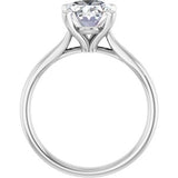 14K White Gold 2 1/2 CTW Lab-Grown Diamond Engagement Ring