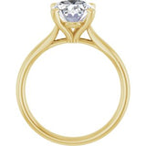 14K Yellow Gold 2 1/2 CTW Lab-Grown Diamond Engagement Ring