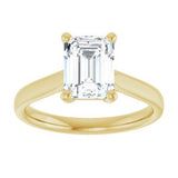 14K Yellow Gold 1 3/4 CTW Lab-Grown Diamond Engagement Ring