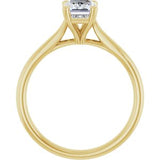 14K Yellow Gold 1 1/8 CTW Lab-Grown Diamond Engagement Ring