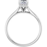 14K White Gold 1 1/8 CTW Lab-Grown Diamond Engagement Ring
