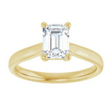 14K Yellow Gold 1 1/8 CTW Lab-Grown Diamond Engagement Ring