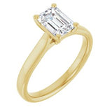 14K Yellow Gold 1 1/8 CTW Lab-Grown Diamond Engagement Ring