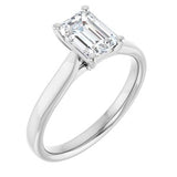 14K White Gold 1 1/8 CTW Lab-Grown Diamond Engagement Ring