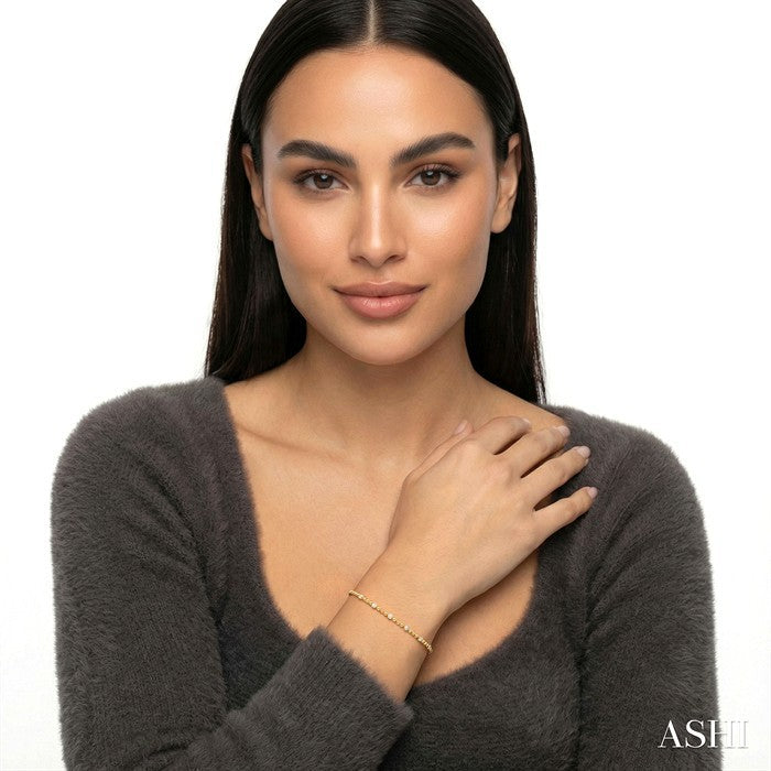 Bead Bijoux Bezel Diamond Fashion Bracelet