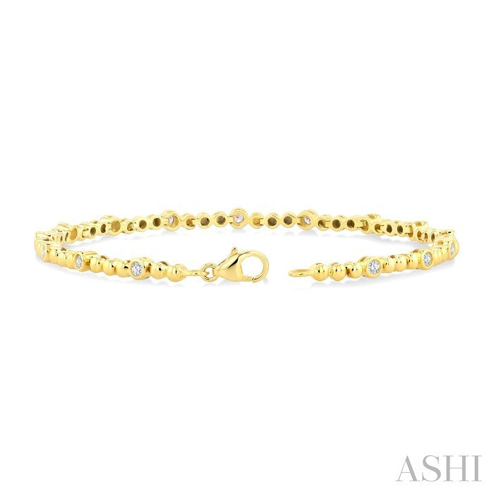 Bead Bijoux Bezel Diamond Fashion Bracelet
