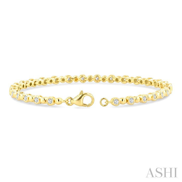 Bead Bijoux Bezel Diamond Fashion Bracelet