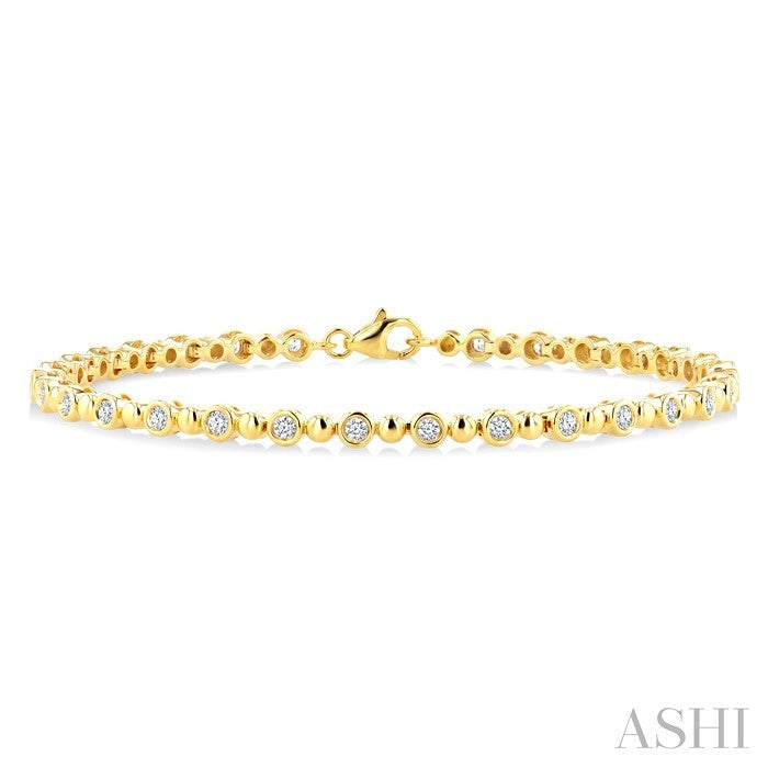 Bead Bijoux Bezel Diamond Fashion Bracelet