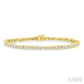 Scatter Zig-Zag Baguette Diamond Bracelet