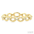 Aeris Gold Oval Shape Link Diamond Fashion Bracelet