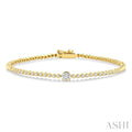 Luna Bezel Round Diamond Fashion Bracelet