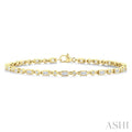 Baguette Bezel Diamond Fashion Bracelet