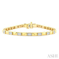 Pyramid Fusion Diamond Fashion Bracelet