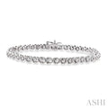'X' Shape Diamond Bracelet