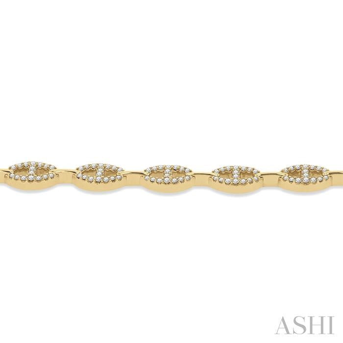 Mariner Link Diamond Fashion Bracelet