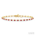 Gemstone & Diamond Bracelet