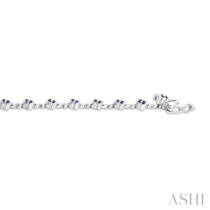 Bead Bijoux Clover Gemstone & Diamond Bracelet