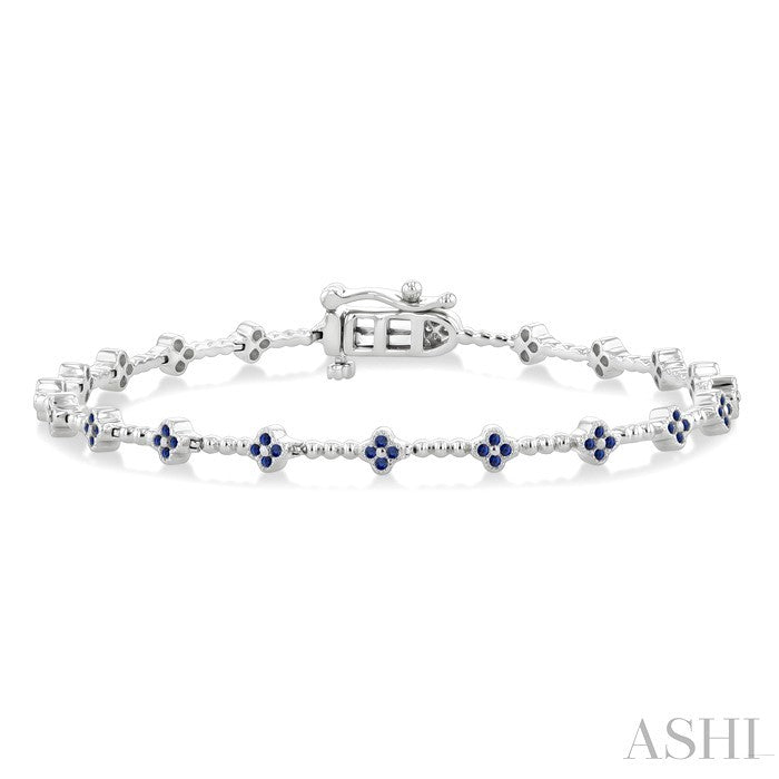 Bead Bijoux Clover Gemstone & Diamond Bracelet