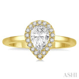 Pear Shape Diamond Engagement Ring