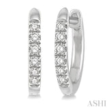 Diamond Petite Huggie Earrings