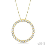 Diamond Circle Pendant