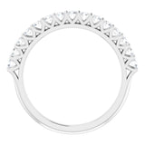 Platinum 1/2 CTW Natural Diamond Anniversary Band