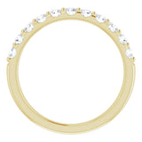 14K Yellow 1/2 CTW Natural Diamond Anniversary Band