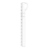 14K White 7/8 CTW Natural Diamond Cross Pendant
