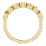 14K Yellow 3/8 CTW Natural Diamond Anniversary Band