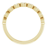 14K Yellow 1/2 CTW Natural Diamond Anniversary Band