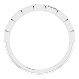 14K White 1/5 CTW Natural Diamond Anniversary Band