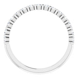 14K White 1/5 CTW Natural Diamond Anniversary Band