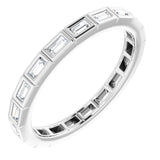 14K White 1/3 CTW Diamond Eternity Band