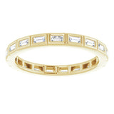 14K Yellow 1/3 CTW Diamond Eternity Band