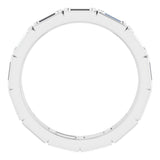 14K White 1 1/4 CTW Diamond Eternity Band